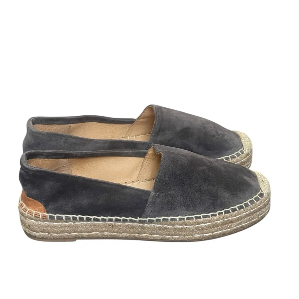 Patricia Green Abigail Slip On grey  Espadrilles size 6